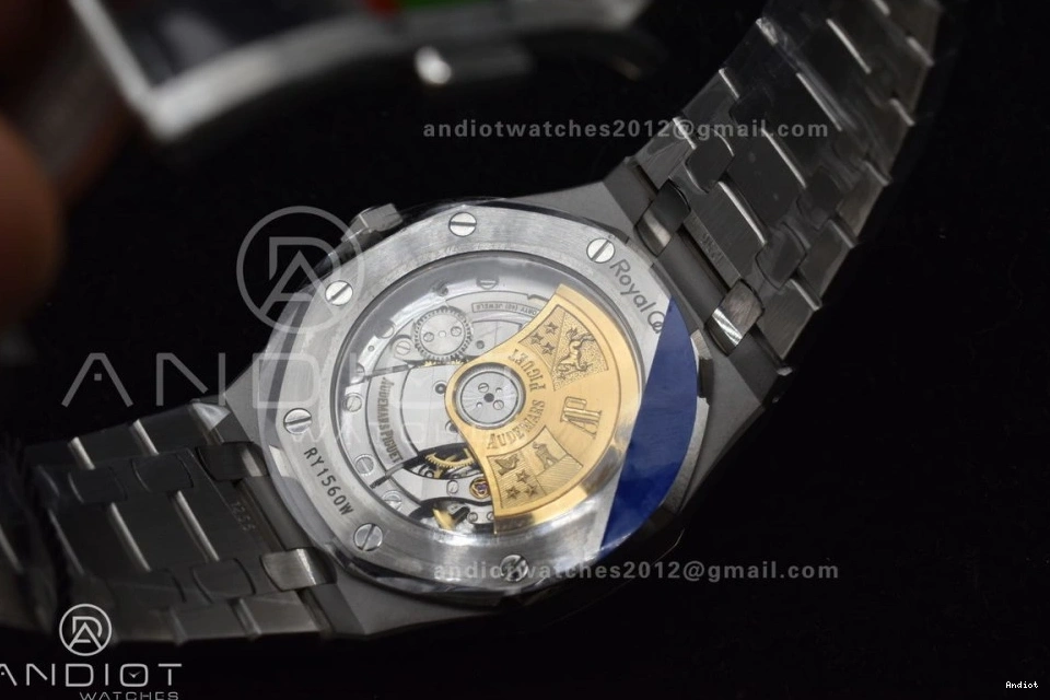 Royal Oak SS on Super Clone Dial Gray SS Edition Best Bracelet 1:1 SA3120 Textured 37mm ZF 15450 0509